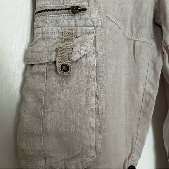 ZARA Boy’s Casual Cargo Pants in Stone - Picture 12 of 14